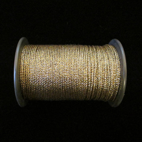 20.2 Metallic cord antique gold 1/8 (3mm)